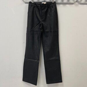 Backyard Roses Kendall Faux Leather Pants in Black - Size Small - NWT